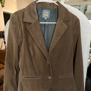 Velour Blazer